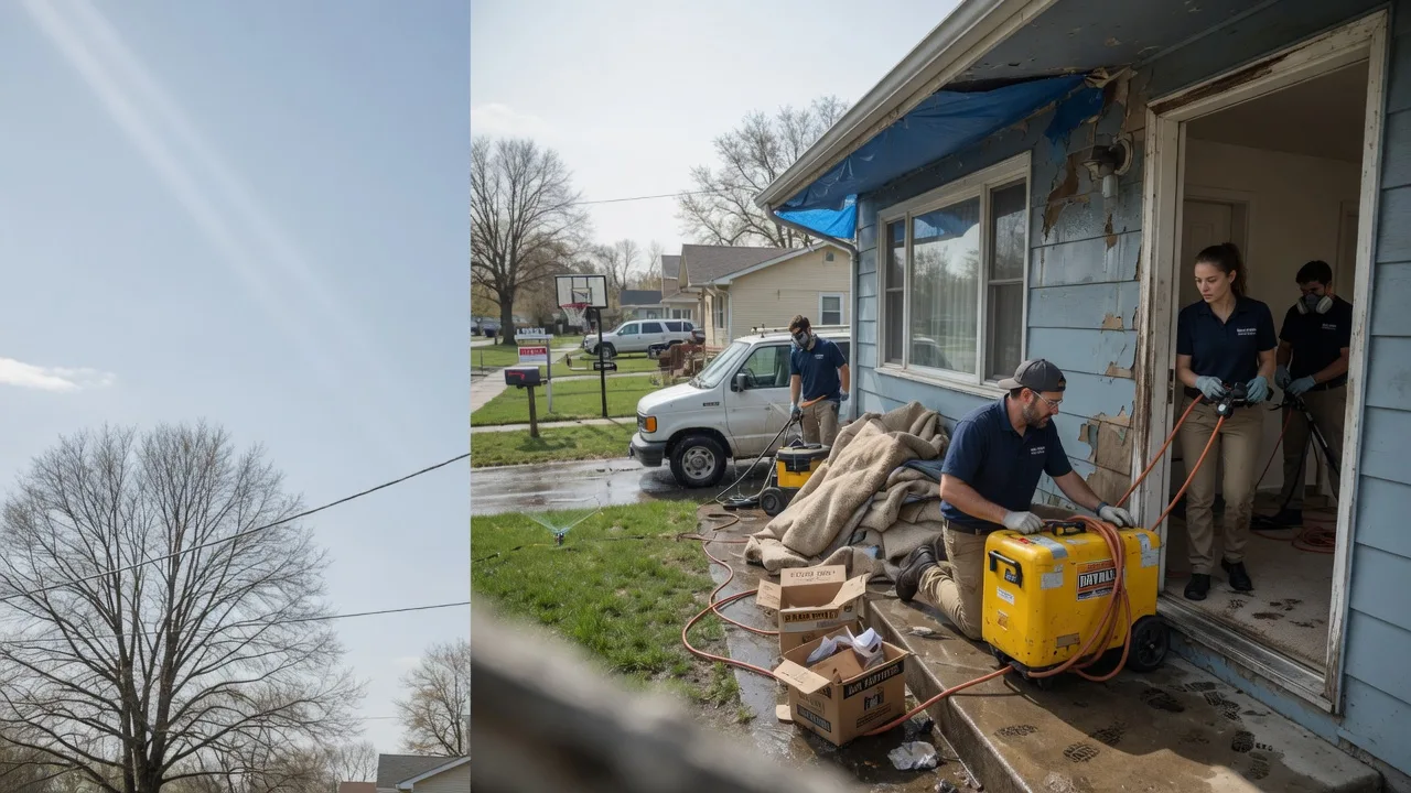 Basement Flood Cleanup in Howard City, MI near me